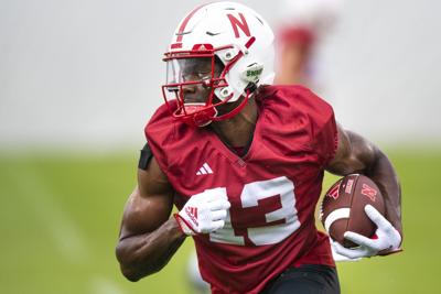 NU football practice, 7.31